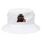 Mamechan2021の戦いの後のコーヒータイム Bucket Hat