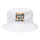 yokooooooのマラソンは世界平和なのだ Bucket Hat