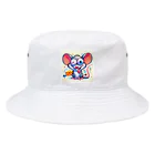 funny-itemsのパニックマウス Bucket Hat