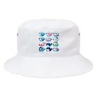 わくわく海の雑貨屋のにこにこクジラコレクション Bucket Hat