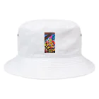 yamonokimotiの柱とランタンと青空 Bucket Hat