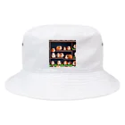 アニマルアートのモルモットたち Bucket Hat