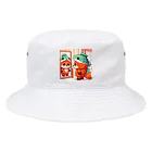 onochan0212の鮭コスプレのキツネ Bucket Hat