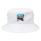 チェリモヤの機関車が日本を走る Bucket Hat