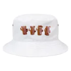 atelier_lapislazuliのくまはにわ4（うしろ） Bucket Hat