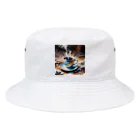 OTIRUBUTUBUTUのつめたい？あったかい？コーヒー Bucket Hat