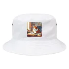 ソルブラインのお悩み相談ネコ「めんな」 Bucket Hat