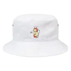 ほっかむねこ屋（アトリエほっかむ）のトイレねこ　オレンジ Bucket Hat