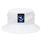 AQUAMETAVERSEのシャボン玉の中のバレリーナ　BLUE PLUM  691 Bucket Hat