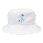 綾錦工房 りこりすの三味線 -雪月花-【月下美人】 Bucket Hat