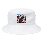 SWQAの馬で通学する仲間たち Bucket Hat