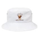 leisurely_lifeのCoffee Monster Java Bucket Hat