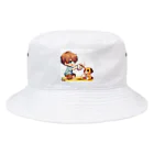 snow-birdのお茶会ごっこ Bucket Hat