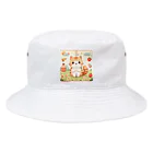 Rパンダ屋の「可愛い猫」グッズ Bucket Hat