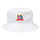 salashigeのかわいいカラフルな猫のキャラクターグッズ Bucket Hat