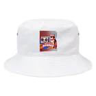 catnip factoryのレトロニャンコ Bucket Hat