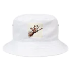 R Uの風切る冒険猫 Bucket Hat