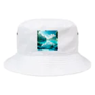 hana2ginの Almost Transparent Blue. Bucket Hat