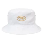 【公式】くるまにポピーグッズのくるまにポピー♪海外モデルグレイスメイトポピーの商品ロゴ Bucket Hat