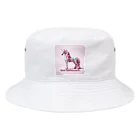 BabylonChannel 🎨 ✝️ ❤️‍🔥のユニコーン🦄　ピンク Bucket Hat