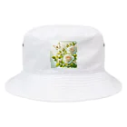 Rパンダ屋の「白薔薇」グッズ Bucket Hat