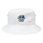 KIglassesのサングラスをかけたハッピーな計算機 Bucket Hat