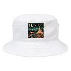 Camping Steak（キャンピング・ステーキ）のCamping Steak（キャンピング・ステーキ）15焚火ステーキ Bucket Hat