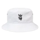 がーるずしょっぷのうさぎアイスペア モノトーン Bucket Hat