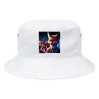 YFCの大都会に立つシリアスなキツネ② Bucket Hat