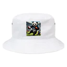 Panda Art Galleryのラグビーパンダ バケットハット