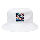 Petensi0303の飛翔する和風馬 Bucket Hat