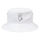 シナオカリオのたぬき顔 Bucket Hat