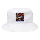 Try Anythingの綺麗なタイルグッズ Bucket Hat