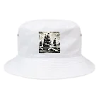 海の幸の黒船 Bucket Hat
