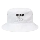 うさやの【HOLIDAY】ライオンさんの休日 Bucket Hat