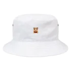 デザイナーおいらのロゴと思ってよく見たらおいら！ Bucket Hat