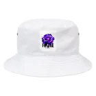 Future Starry Skyの紫色の薔薇 Bucket Hat