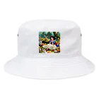 ぴよぴよショップの森の白雪姫 Bucket Hat