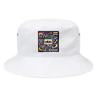 keyworks_shopの昭和レトロ80年代カセット Bucket Hat