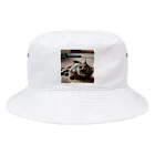 zigerparkの寝転ぶ猫 Bucket Hat