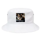 zigerparkのクッションと猫 Bucket Hat