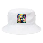Rainbow-tailのrainbow-にゃんこ Bucket Hat