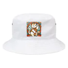ゆまちゃんの開運雑貨屋さんの集客用子招き猫 Bucket Hat