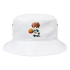 可愛い男の子イラスト販売所　By,keicyanの男の子　中学1年生　バスケットボール部 Bucket Hat