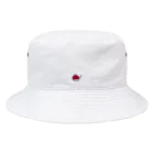 おいしてぃ通信の和栗ちゃん：ちっちゃなちっちゃなワンポイント Bucket Hat