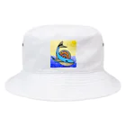 Yomi09のカラフルクジラ Bucket Hat