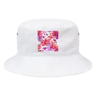 オンラインショップイエローリーフのハート　赤　ピンク　紫　可愛い Bucket Hat