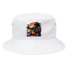 kaerinｰofficeの夕日に輝くゴリラ Bucket Hat