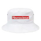坂本嵩 / Shu SakamotoのSupreme風Neuroscienceシャツ (白)  Bucket Hat