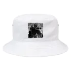 konazo5716のフラットコーテッドレトリバー Bucket Hat